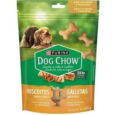 DOG CHOW BISCOITO RP FRANGO 500G