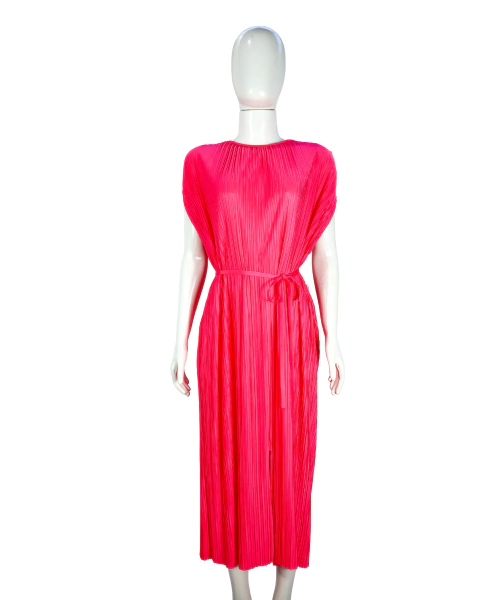 Vestido Hugo Boss Emaura Original – Sofisticação e Modernidade em Pink Neon
