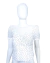 Top Self-Portrait Branco de Bolinhas – Elegância Moderna e Charme Delicado