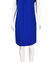 Vestido Azul Royal com Franzido na Gola Calvin Klein - loja online