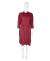 Vestido Chamise Michael Kors Original – Elegância em Vermelho Escuro