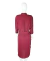 Vestido Chamise Michael Kors Original – Elegância em Vermelho Escuro - EXLUXE - PORTAL DE LUXO LTDA