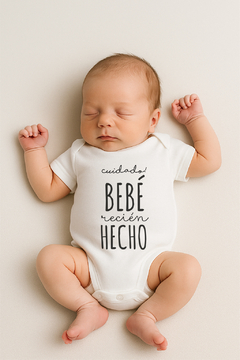 Body "Bebe Recien Hecho" Personalizado - Samu