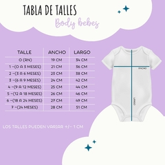 Imagen de Body "Bebe Recien Hecho" Personalizado