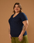 Blusas Caneladas Básicas com Decote V - comprar online