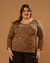 Blusa em malha toque de suede - Oficina 16