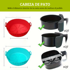 2x1 Bandejas De Silicona para Freidora de Aire - tienda online