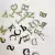 LETRAS PARA PERSONALIZAR CARTERAS PLATA