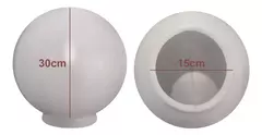 Globo De Plástico Polietileno Esférico 15x30 P/ Poste - comprar online