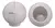 Globo De Plástico Polietileno Esférico 15x30 - Branco - Liso na internet