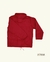 Campera impermeable reversible de color rojo con polar, ideal para climas fríos y húmedos.