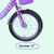Bicicleta Entrenadora Para Niños Aeiou Qk-09 Con Canasta R12