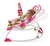 Bouncer Silla Mecedora Bebe Vibrador Bright Starts Raspberry