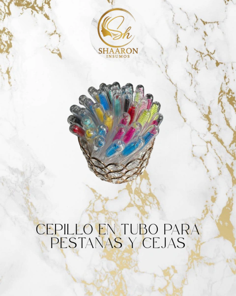 Cepillo en Tubo para Pestañas y Cejas