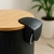 Lixeira Preta 5L com Tampa de Bambu – Elegante e Funcional - loja online