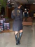 CHEMISE FEM PRETA C/CINTO BPL1911 - loja online