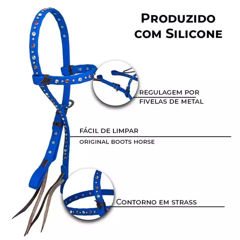 CABECADA C/TESTEIRA STRASS