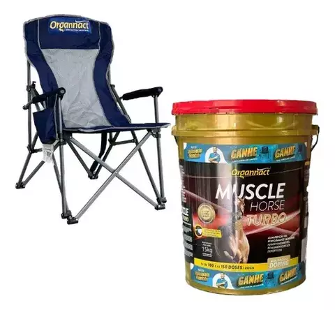 MUSCLE HORSE TURBO 15 KG COM CADEIRA DE BRINDE