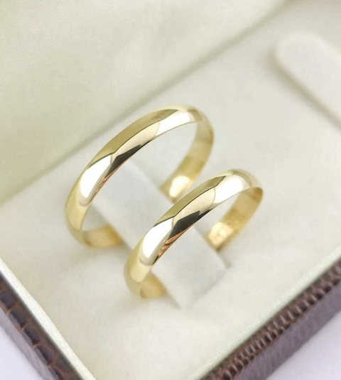 Aliança Evelyn Ouro 18k