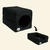 Cama Tunel Nylon 600 São Pet Cor Preta Tam: GG 70X48X48 cm