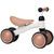 BICICLETA INFANTIL DE EQUILIBRIO 4 RODAS BEGE BUBA - loja online