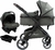 Carrinho TS Kansas Preto/Cinza + base - Premium Baby