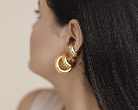 Argola tubo bold - comprar online