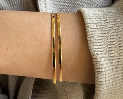 Bracelete Placa duplo