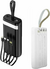 Carregador Portátil Power Bank 20.000mah - Conexão Universal Turbo Cor Preto - loja online