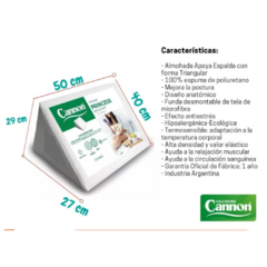 Almohada Cannon Apoya Espalda Triangular - comprar online