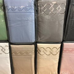 Juego de Sábanas Lujosa Teka Bordada 800 Hilos – Queen en internet