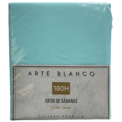 Sábanas Arte Blanco Microfibra 180H Lisas – 2 1/2 Plazas