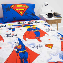 Juego de Sábanas Superman 1 1/2 Plaza | Infantil Suave - comprar online