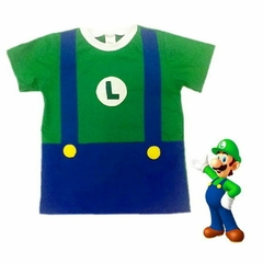 Camiseta Luigi - Mario Bros.