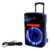 Combo Caixa De Som Amplificada XC-812T Polyvox Bluetooth 600w + Microfone com Fio Dinâmico Polyvox