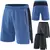 Shorts masculino, Bolsos com ziper para todo tipo de esportes
