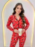 Pijama americano Longo - Estampados vermelho