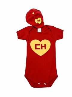 Body Bebê Chapolin Colorado com Boné - comprar online