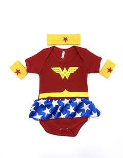 Body Bebê Mulher Maravilha - comprar online