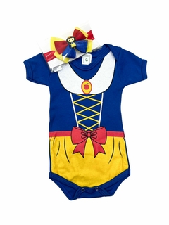 Body Bebê Branca de Neve com Faixa - comprar online