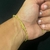 Pulseira cadeado 3mm na internet