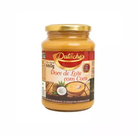 Doce de Leite com Coco Dutacho 660gr – Tradição Artesanal de Minas Gerais - comprar online