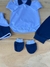 Conjunto Bebê Menino com 4 Peças – Body, Calça, Colete, Luvas - Sweet Baby