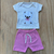 Conjunto para Bebê Recém nascido Menina Malha Canelada - loja online