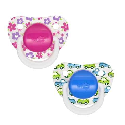 Chupeta Neopan Color Bico Ortodôntico Tamanho 1 e 2 Para Menino Menina