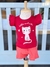 Conjunto Infantil Feminino Gatinhos – Blusa com Babado + Short Moletinho - loja online