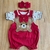 Conjunto Bebê Princesa - 3 Peças com Bordado e Laço - loja online