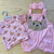 Conjunto Bebê Princesa - 3 Peças com Bordado e Laço na internet