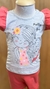 Conjunto Infantil Feminino Pretty Girl – Blusinha com Babado + Short Moletinho (1 a 3 anos) - Sweet Baby