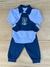 Conjunto Bebê Menino com 4 Peças – Body, Calça, Colete, Luvas - comprar online